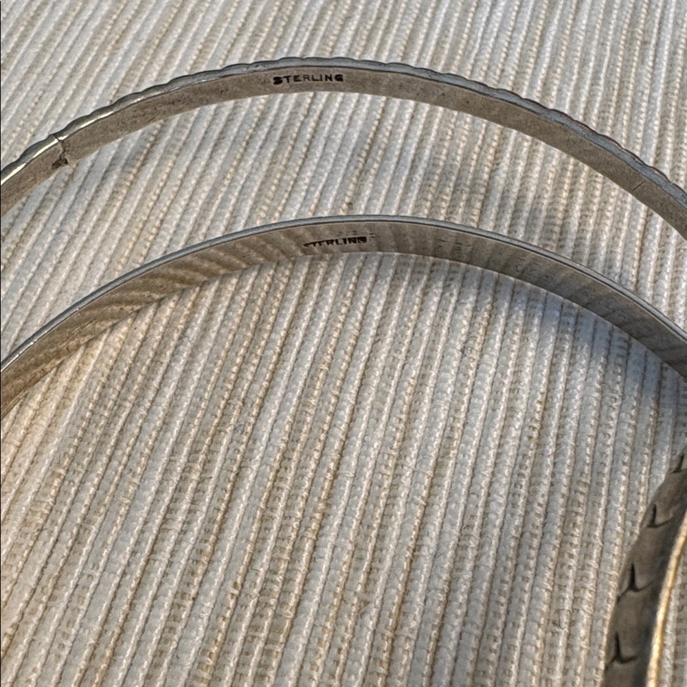 Silver Bangles - Picture 3 of 4